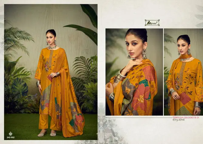 Saachi Sagun By Kesar Digital Printed Pashmina Dress Material Wholesale Shop In Surat
